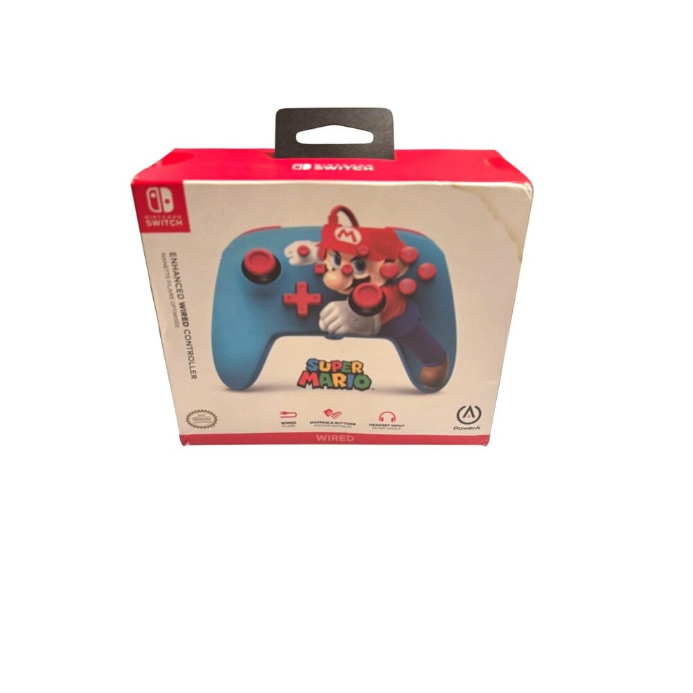 ORIGINAL BOX SEALED PowerA Enhanced Wired Controller For Nintendo Switch - Super